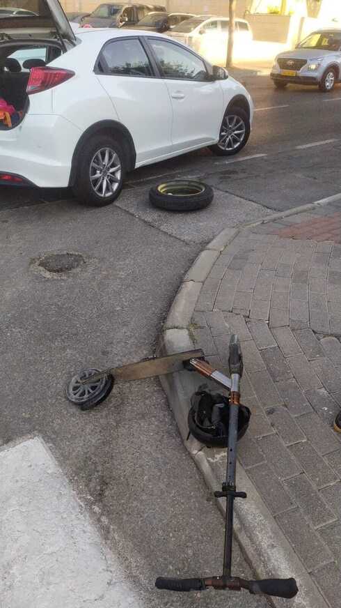 מזירת האירוע במודיעין