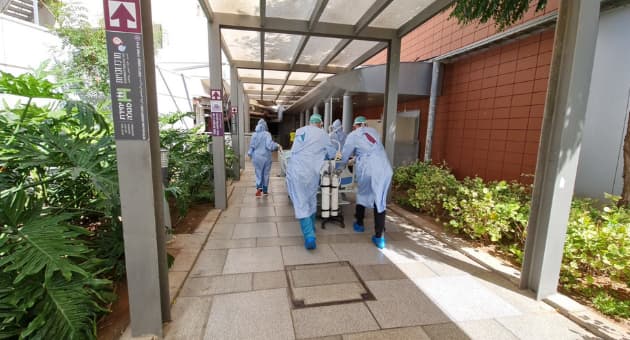 סגרו ואז פתחו שוב את מחלקת קורונה רמב"ם