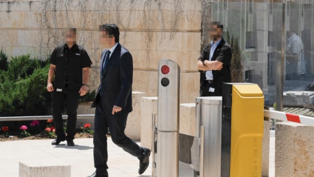 מאבטחים בקרית הממשלה
