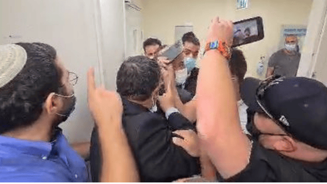העימות בין עודה לבן גביר בבית החולים