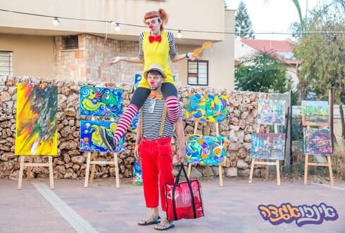 מופעי ליצנים (צילום: נורית מוזס) מופעי ליצנים