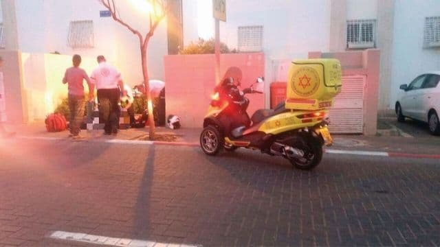 זירת רצח בשכונת קריית גנים