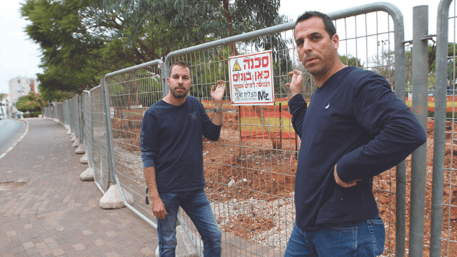 גיא פופ (משמאל) ונבות רובינשטיין. "העיקר שנעצר"