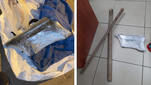 הכלים ששייכים על פי החשד לנערים