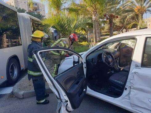 תאונה בשדרות ירושלים, נובמבר 2021