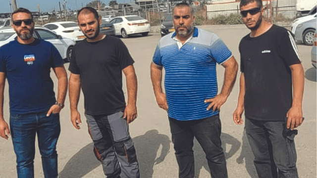 מימין, ראבוס, עזאם, תלי, ונאשף. "אנחנו מחפשים פתרון, לא מלחמה"