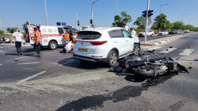תאונת אופנוע קטלנית