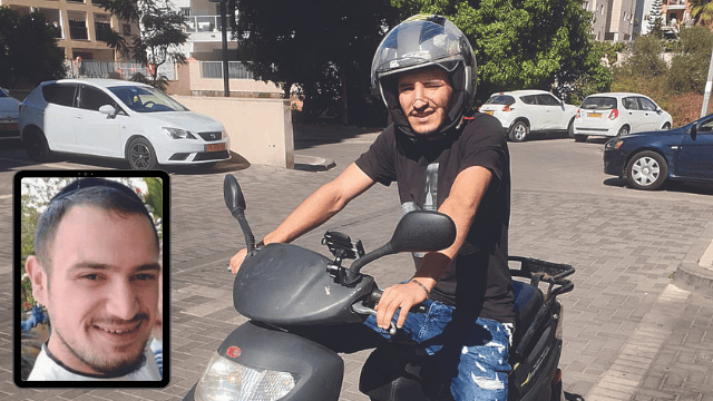 אליהו מנחמוב בחיפושים. בתמונה הקטנה: נתן מנחמוב ז"ל