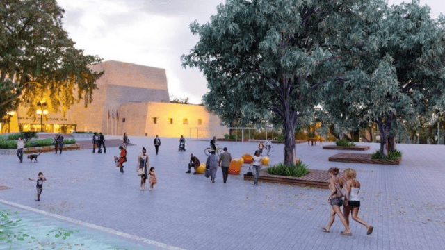 הדמיית הרחבה החדשה המיועדת לבית יד לבנים הדמיית הרחבה החדשה המיועדת לבית יד לבנים