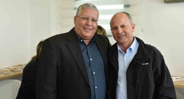ראש העיר אבי אלקבץ ושלמה מליחי