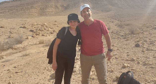 התלמידה שלי ביטון והמורה פבלו פודלובני