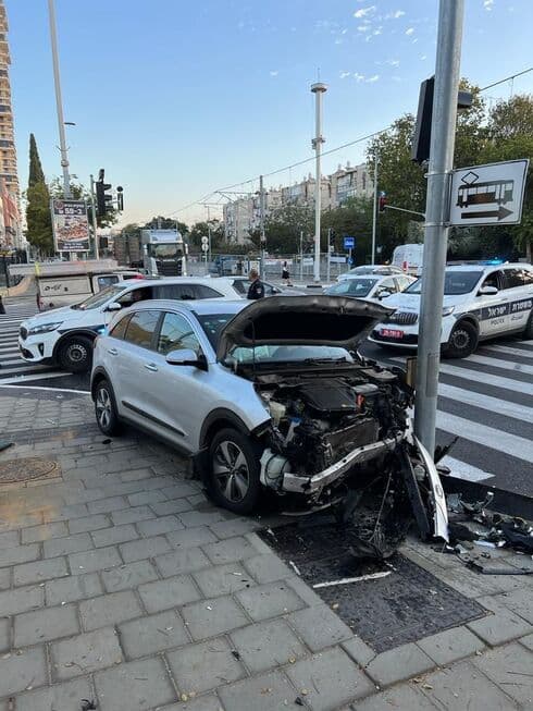 מזירת האירוע בבת ים