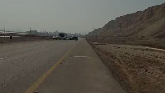 מזירת האירוע בים המלח