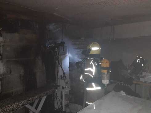 שריפה בדירה ברחוב אח"י אילת