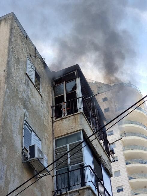 השריפה ברחוב בלבפור בבת ים