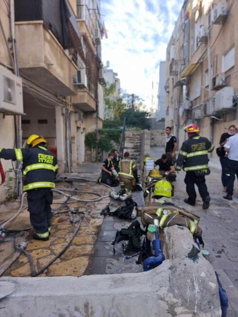 השריפה ברחוב בלבפור בבת ים