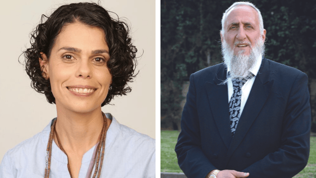 הרב אריה כהן, חברת המועצה יפעת מאירוביץ הרב אריה כהן, חברת המועצה יפעת מאירוביץ