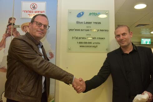 מנהל המחוז, רונן נודלמן ומנכ"ל האגודה למלחמה בסרטן מר משה בר חיים
