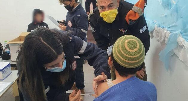 מבצע חיסונים בבתי הספר בעפולה