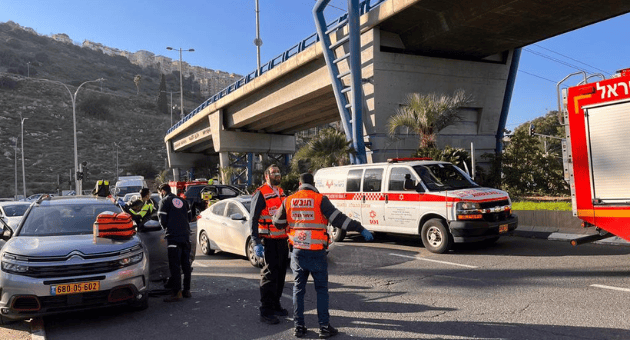תאונת שרשרת בצ'ק פוסט