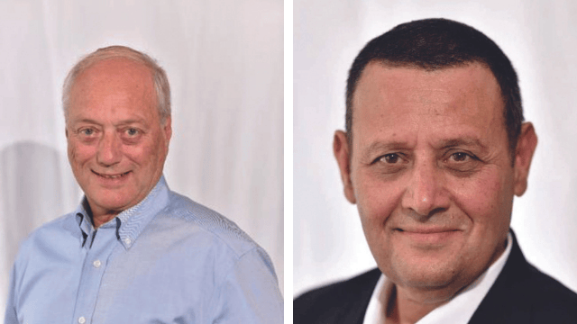 מימין: עו"ד אלי אלוש וחיים גולדמן