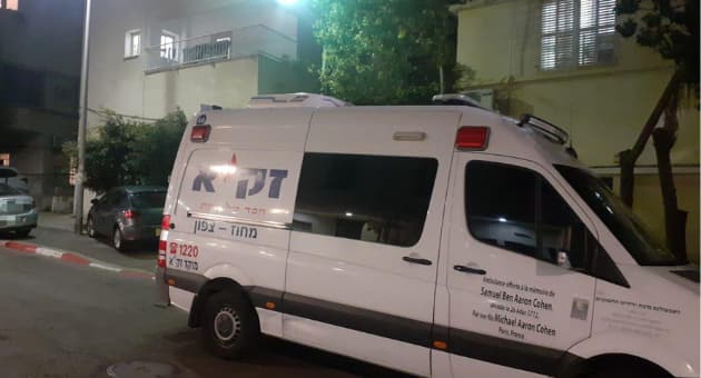זק"א מפנים גופה מרחוב פבזנר חיפה