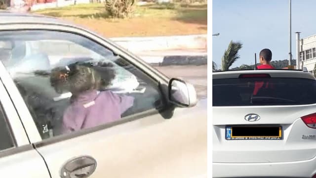 ילדים בנסיעה מסוכנת