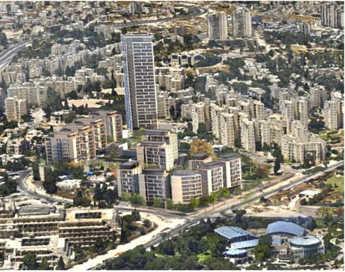 כך תיראה השכונה החדשה בהר הצופים (הדמיה: אדריכלית נעמה מליס) כך תיראה השכונה החדשה בהר הצופים