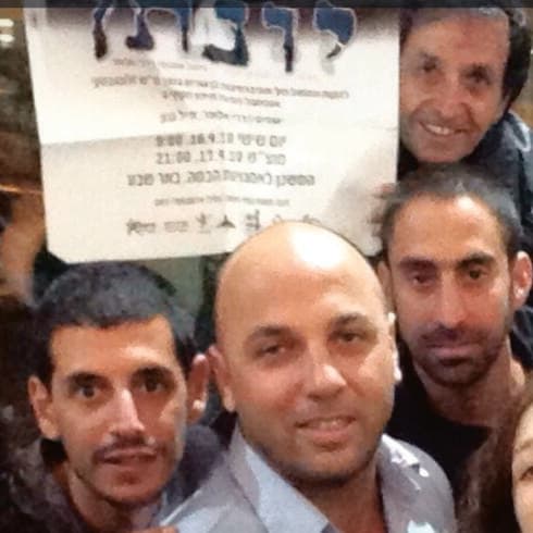  דדי אלופר עם רם גיל ויוסי בן דוד בלונדון