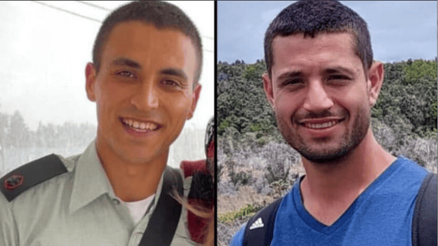 רס"ן איתמר אלחרר (משמאל), רס"ן אופק אהרון (מימין)