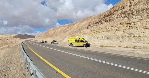 זירת האירוע בירידה לים המלח