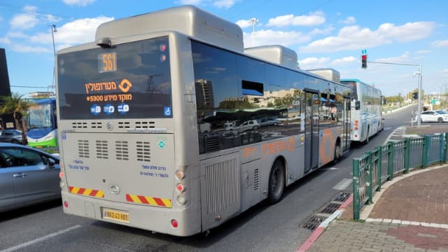 קו אוטובוס 561 מטרופולין פתח תקוה - תמונת פייסבוק