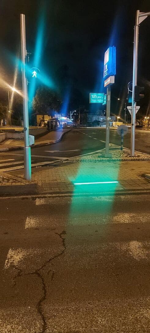 התאורה שתתריע לפני מעבר חצייה