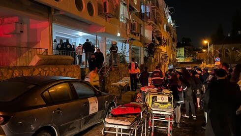 זירת השריפה במוסררה 