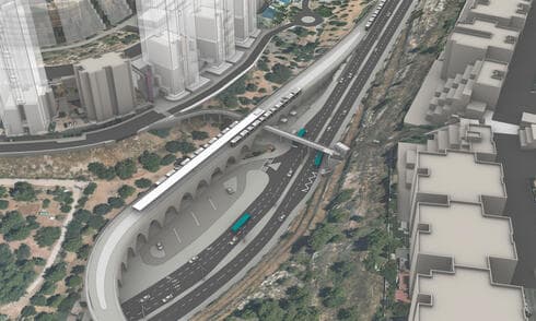  תחנת קוליץ. הקו הסגול