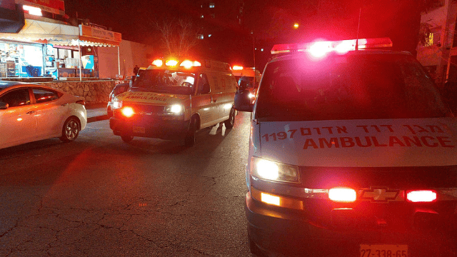 מזירת האירוע ברחובות