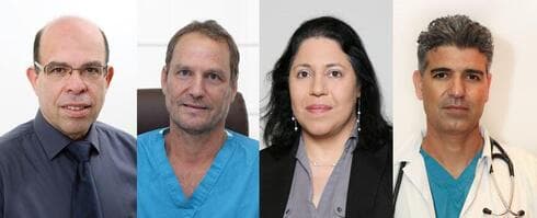 בתמונה (מימין לשמאל): דר' יניב דותן, דר' מור מושקוביץ, דר' עמית כץ ופרופ' זוהר קידר (רמב"ם) בתמונה (מימין לשמאל): דר' יניב דותן, דר' מור מושקוביץ, דר' עמית כץ ופרופ' זוהר קידר