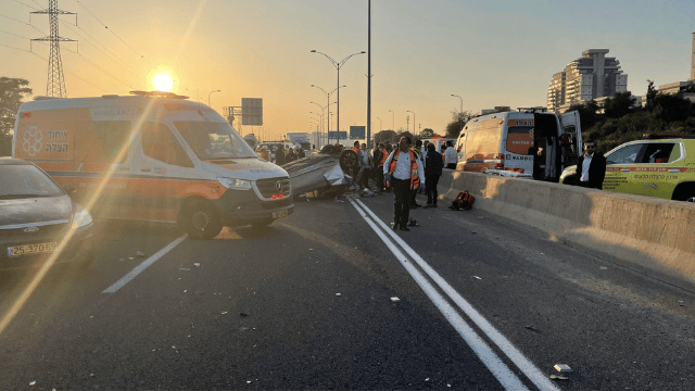 מתוך זירת התאונה