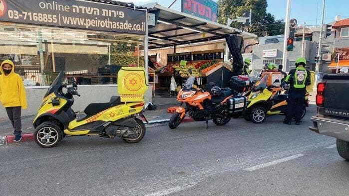 זירת הירי בחנות הירקות ברחוב פינס