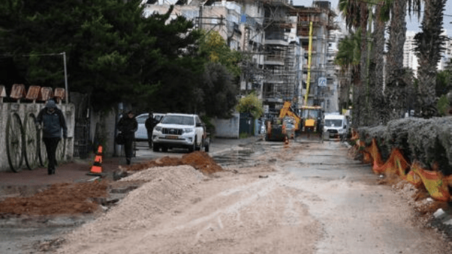 העבודות בדרך יבנה 