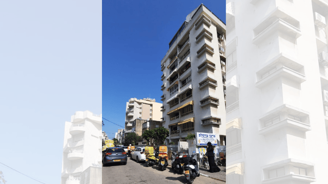 זירת האירוע ברחוב א.ד. גורדון