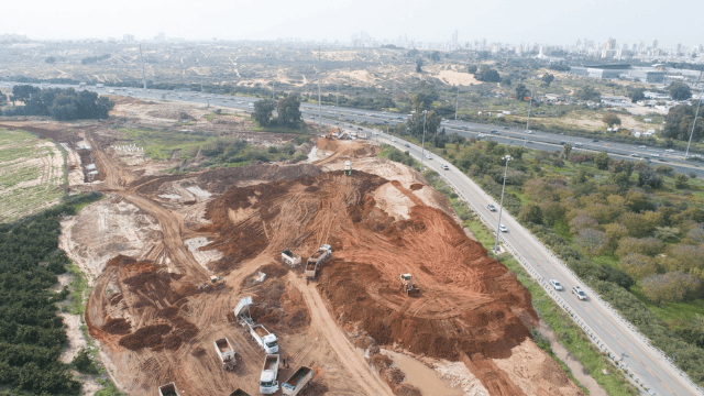 תחילתן של העבודות להקמת המחלף