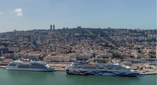 ספינות קרוזים בנמל חיפה