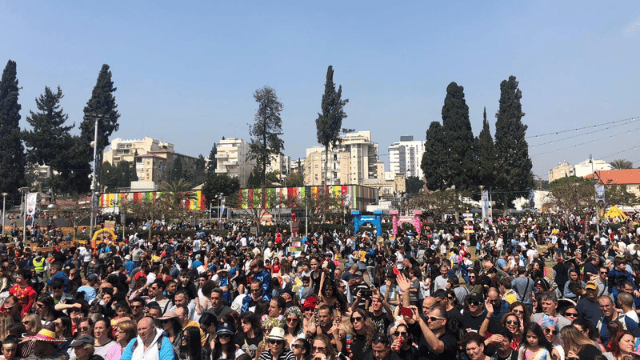 פורים 2019 בגן המייסדים ברחובות