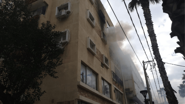 מזירת האירוע בפתח תקוה