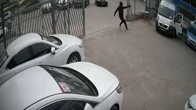 ניסיון חיסול באשקלון (צילום: מתוך הרשת החברתית, פרסום לפי סעיף 27א לחוק זכויות יוצרים) ניסיון חיסול באשקלון