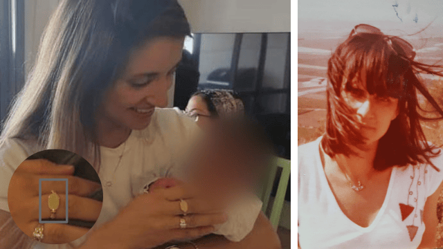 יעל והטבעת האבודה (משמאל) ואמא חנה ז"ל