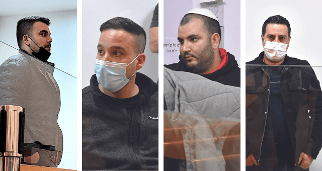 החשודים בפרשיית השוחד (צילום: נחום סגל) החשודים בפרשיית השוחד