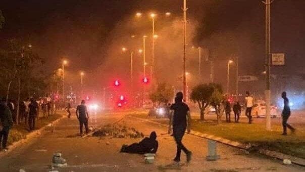 מהומות בכבישים בנגב במהלך מבצע שומר החומות