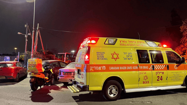 מזירת האירוע בראשון לציון